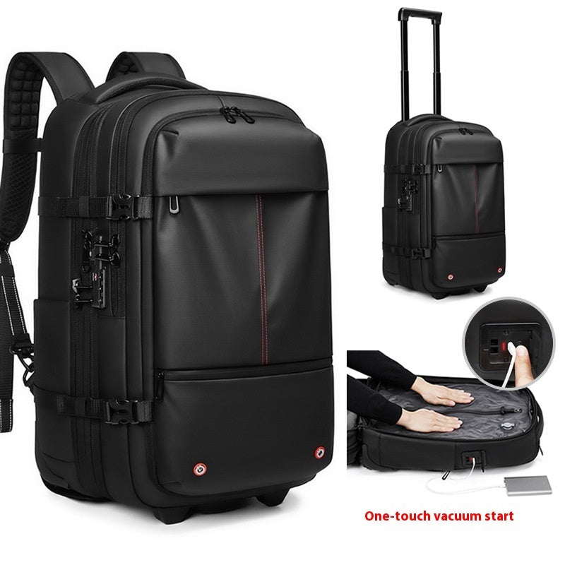 Sac à dos trolley extensible à compression sous vide – business travel