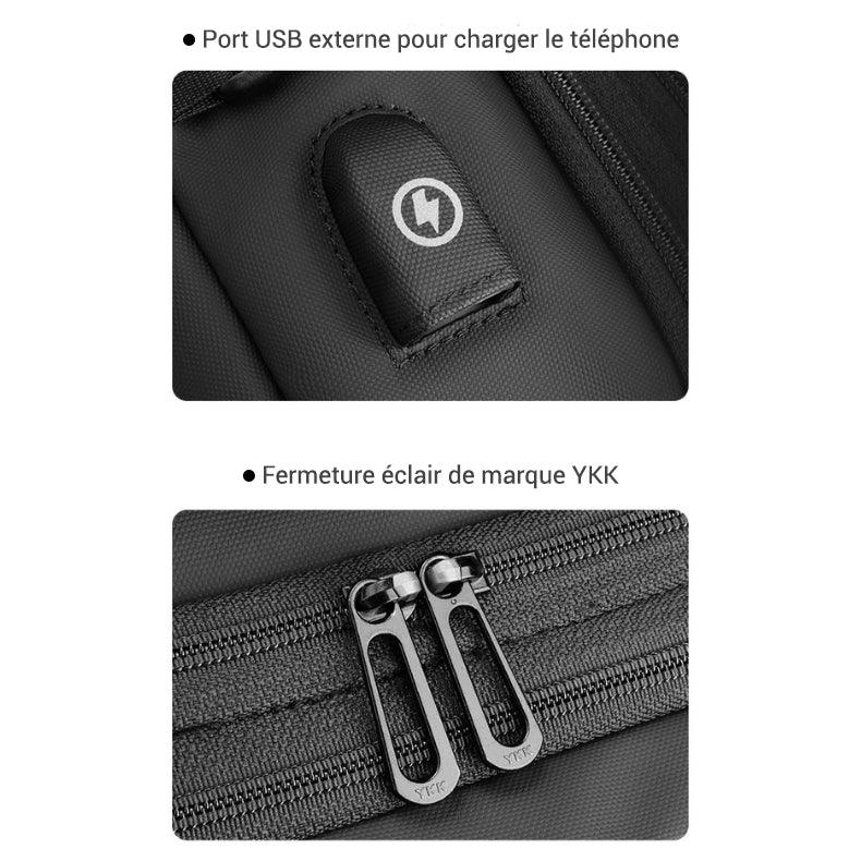 Sac à dos extensible - format cabine - compression sous vide 50x31x14 - 1,47kg