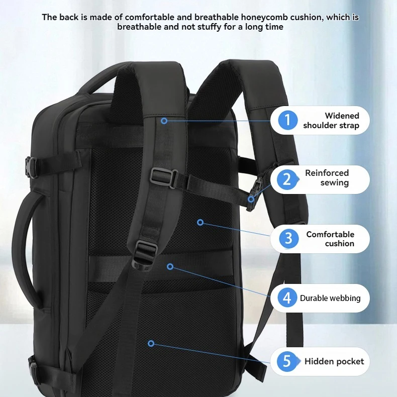 Sac à dos cabine à compression sous vide -  47 x 32 x 16 cm