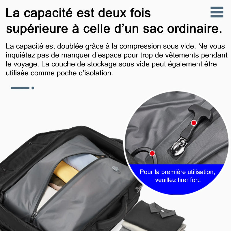 Sac à dos cabine à compression sous vide - 36L à 55L