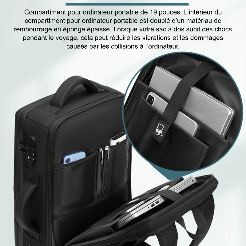 Sac à dos cabine à compression sous vide - 36L à 55L