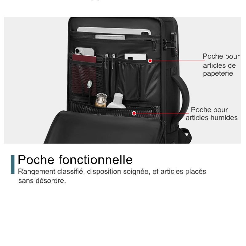 Sac à dos cabine à compression sous vide - 36L à 55L