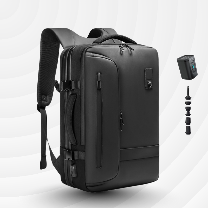 Sac à dos Extensible et à Compression sous vide - Chargeur USB 25 à 40 L