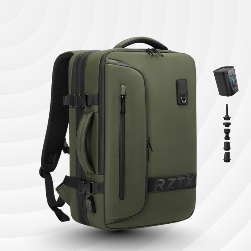 Sac à dos Extensible et à Compression sous vide - Chargeur USB 25 à 40 L