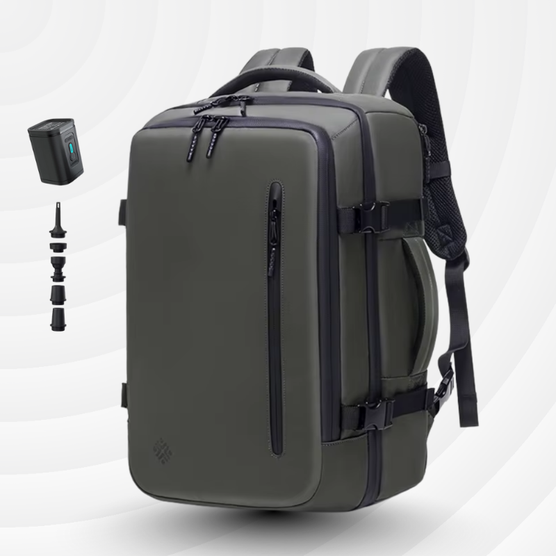 Sac à dos de voyage cabine - système de compression sous vide intégré