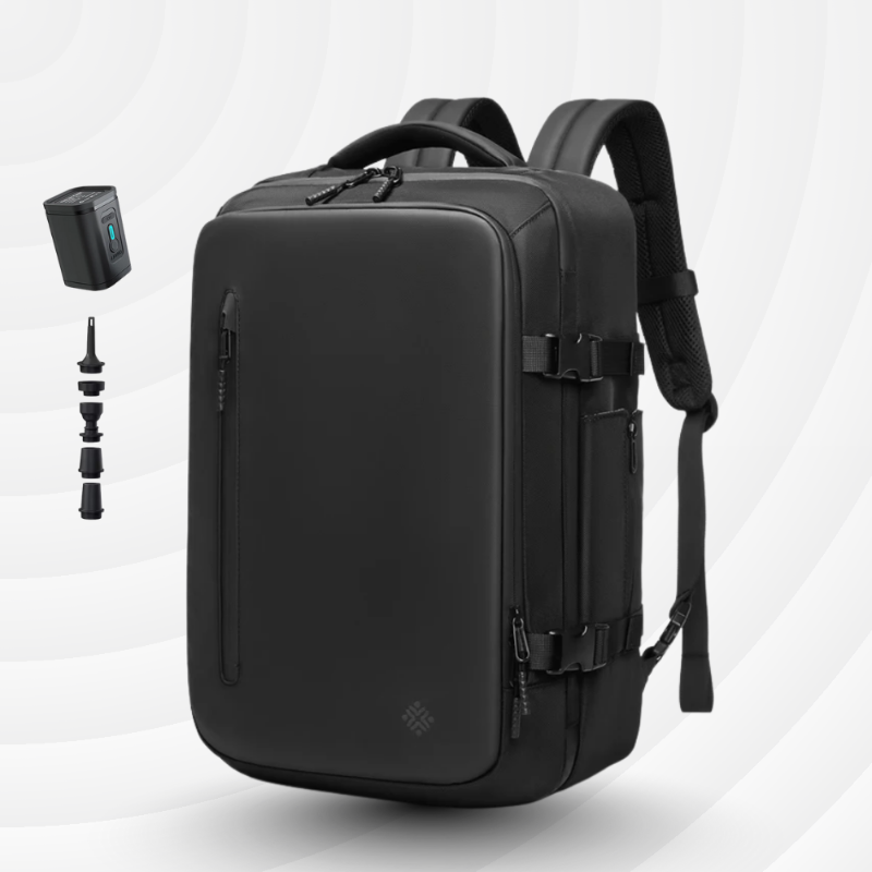 Sac à dos de voyage cabine - système de compression sous vide intégré