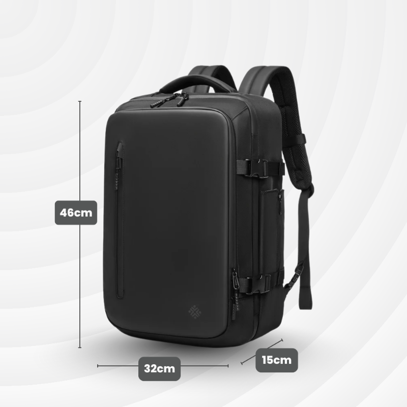 Sac à dos de voyage cabine - système de compression sous vide intégré