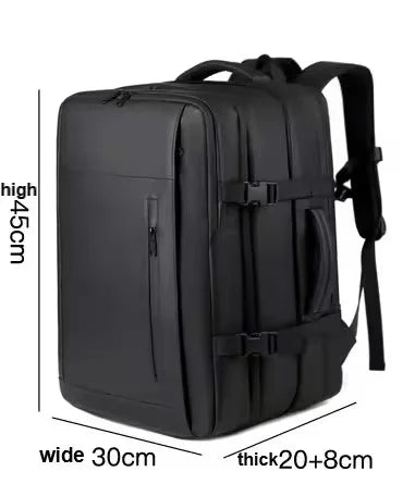 Sac à dos de voyage sous vide imperméable 36–55L - cadenas - 1,68 kg