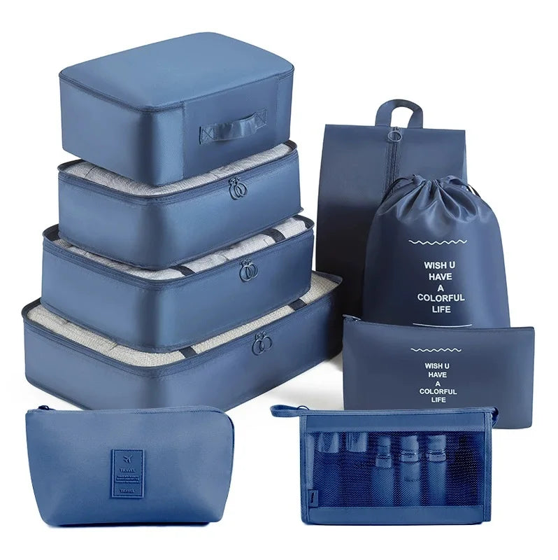 Sac de Rangement Pour Voyage (Set de 7 Sacs) Organisation Valise Impeccable