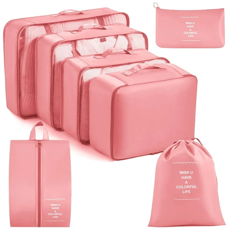 Sac de Rangement Pour Voyage (Set de 7 Sacs) Organisation Valise Impeccable