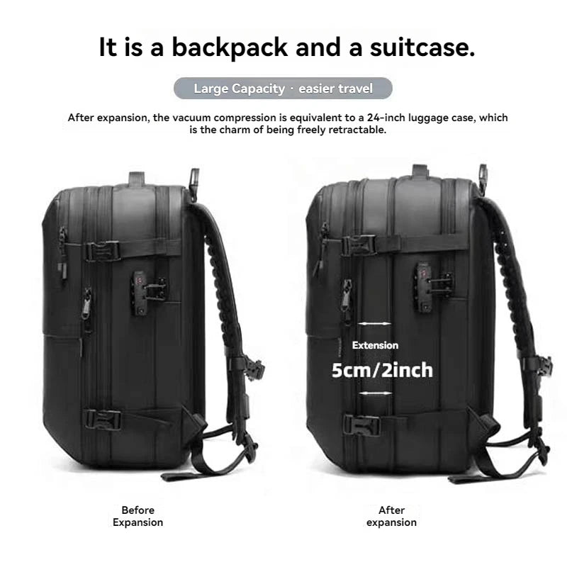 Sac à dos à compression sous vide – Étanche, ultra léger & grande capacité