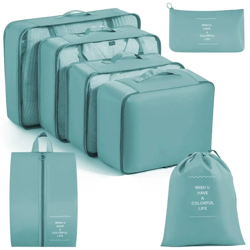 Sac de Rangement Pour Voyage (Set de 7 Sacs) Organisation Valise Impeccable