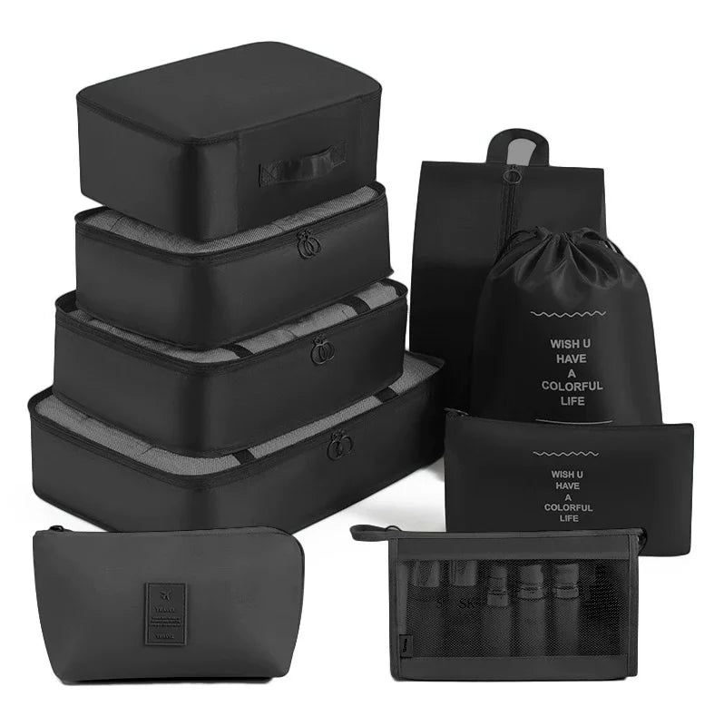 Sac de Rangement Pour Voyage (Set de 7 Sacs) Organisation Valise Impeccable