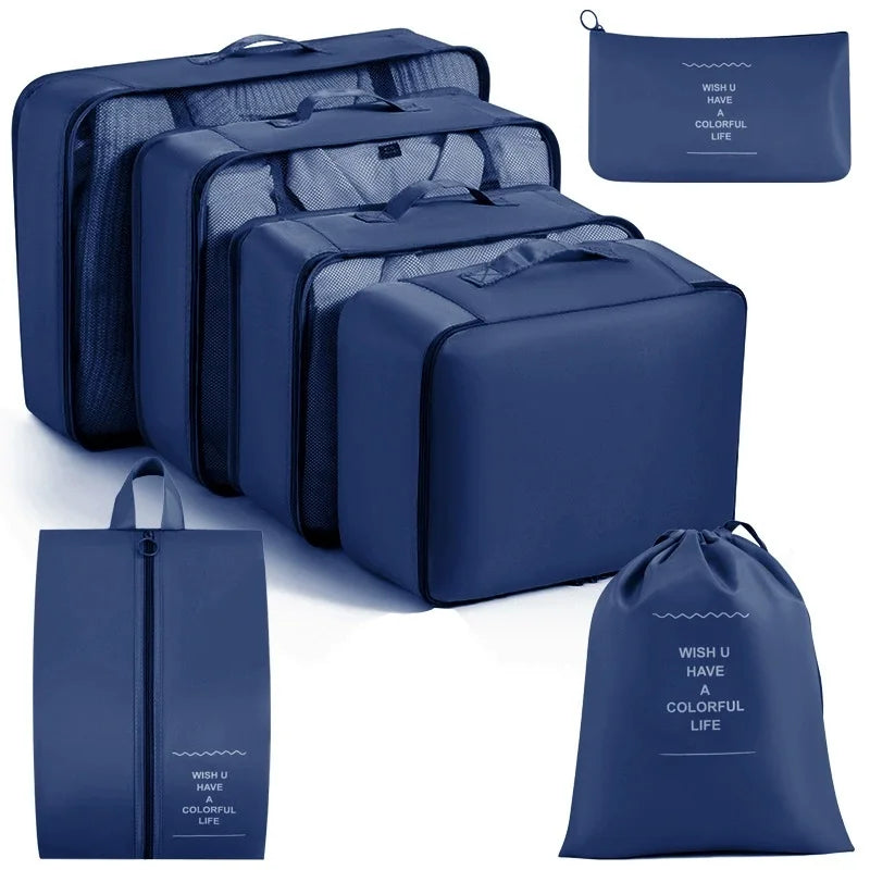 Sac de Rangement Pour Voyage (Set de 7 Sacs) Organisation Valise Impeccable