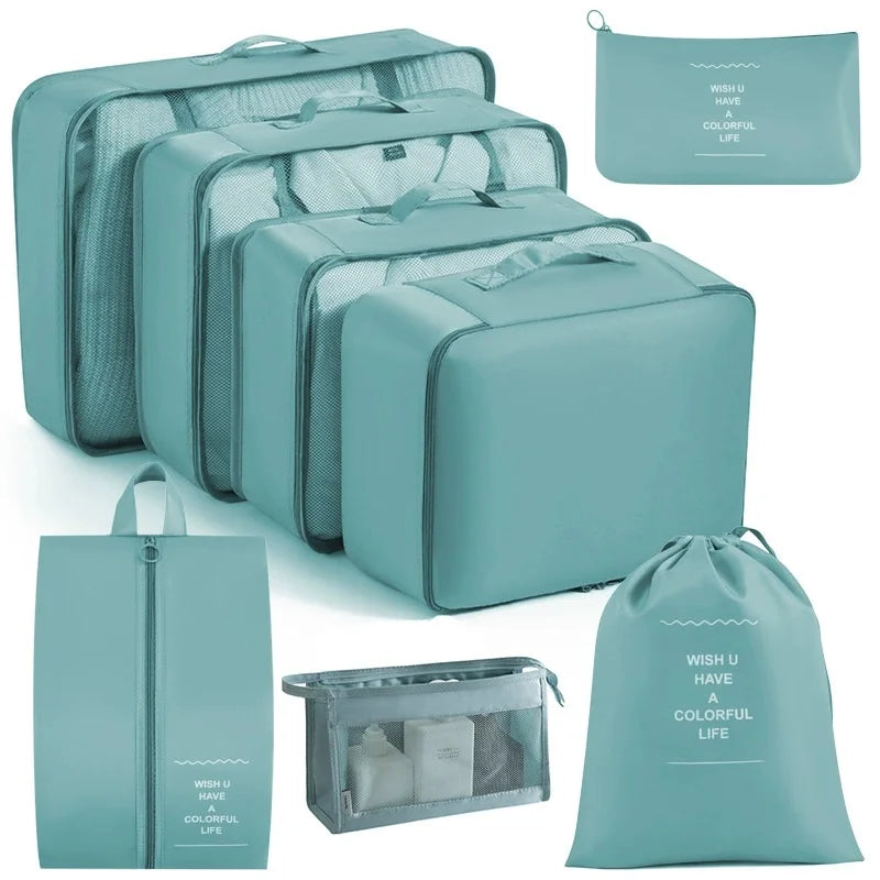 Sac de Rangement Pour Voyage (Set de 7 Sacs) Organisation Valise Impeccable