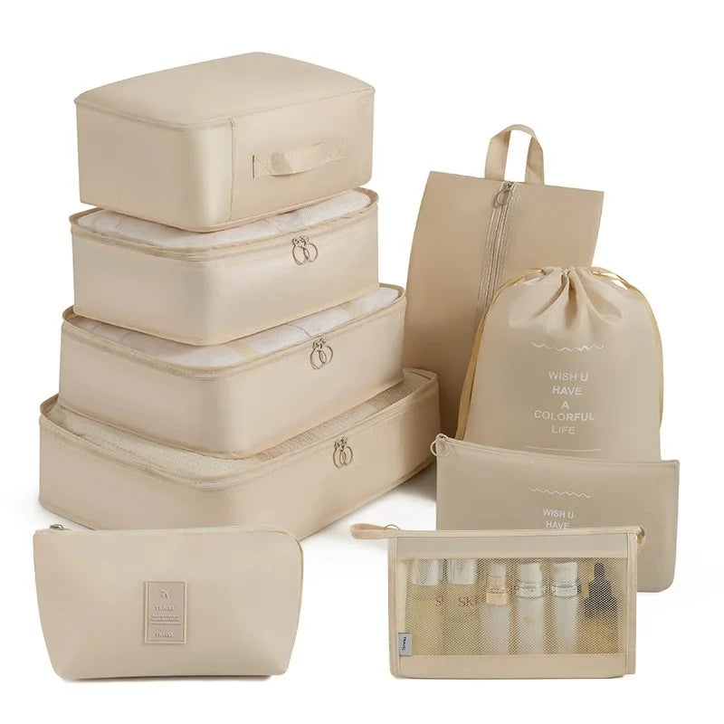Sac de Rangement Pour Voyage (Set de 7 Sacs) Organisation Valise Impeccable