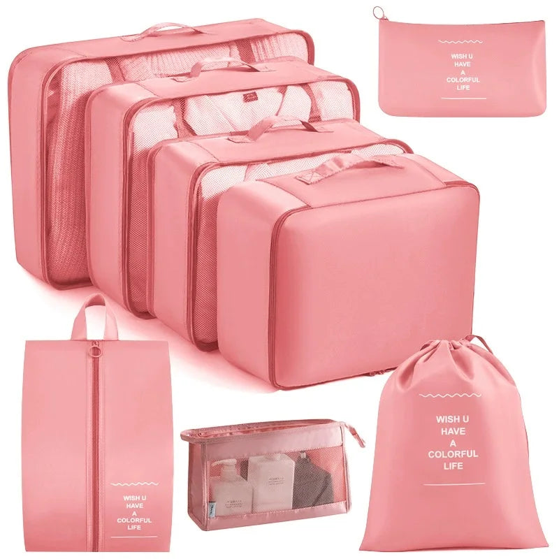 Sac de Rangement Pour Voyage (Set de 7 Sacs) Organisation Valise Impeccable