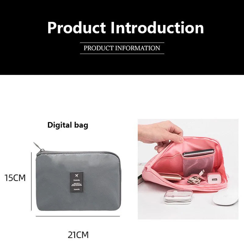 Sac de Rangement Pour Voyage (Set de 7 Sacs) Organisation Valise Impeccable