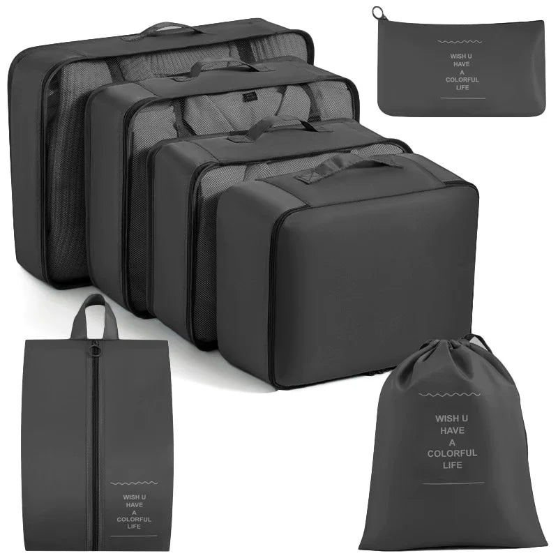Sac de Rangement Pour Voyage (Set de 7 Sacs) Organisation Valise Impeccable