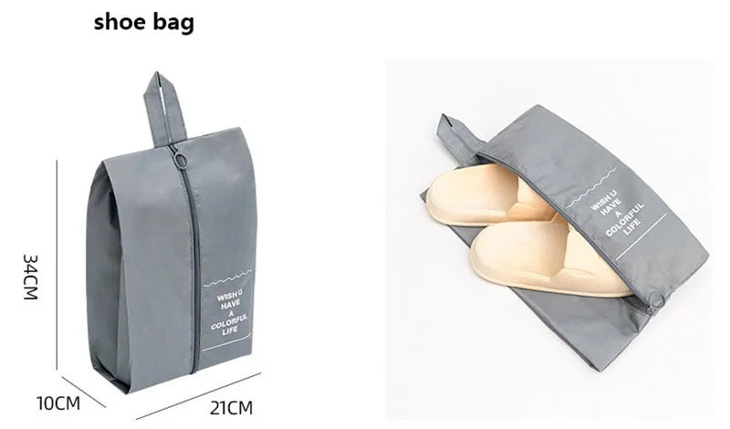 Sac de Rangement Pour Voyage (Set de 7 Sacs) Organisation Valise Impeccable