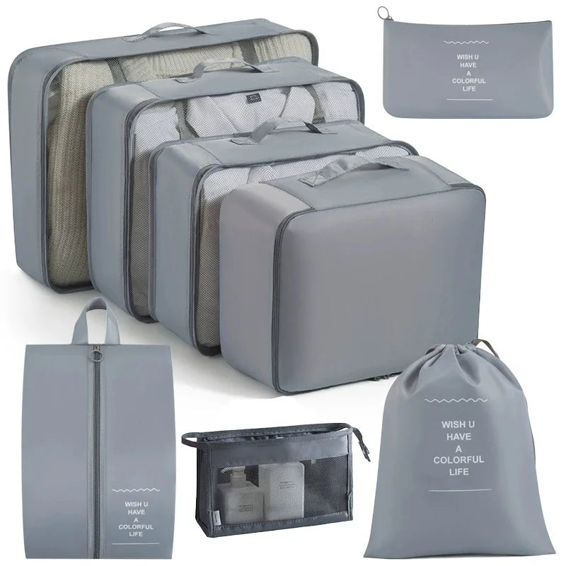 Sac de Rangement Pour Voyage (Set de 7 Sacs) Organisation Valise Impeccable