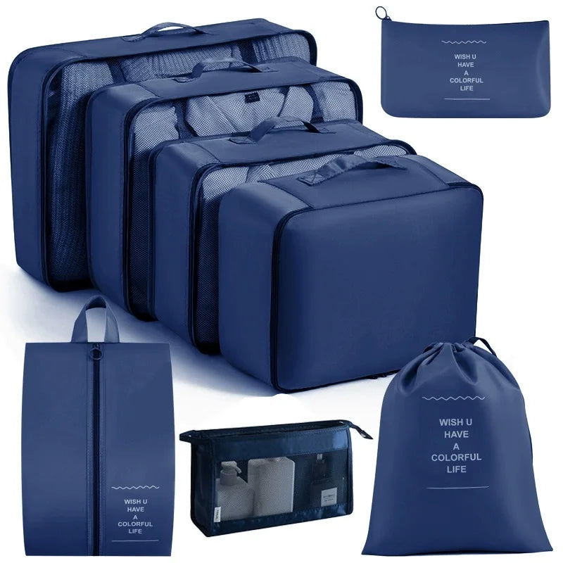 Sac de Rangement Pour Voyage (Set de 7 Sacs) Organisation Valise Impeccable