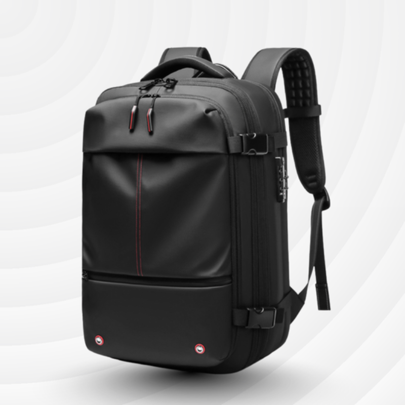 Sac à dos cabine extensible 36→55L – Compression sous vide intégrée