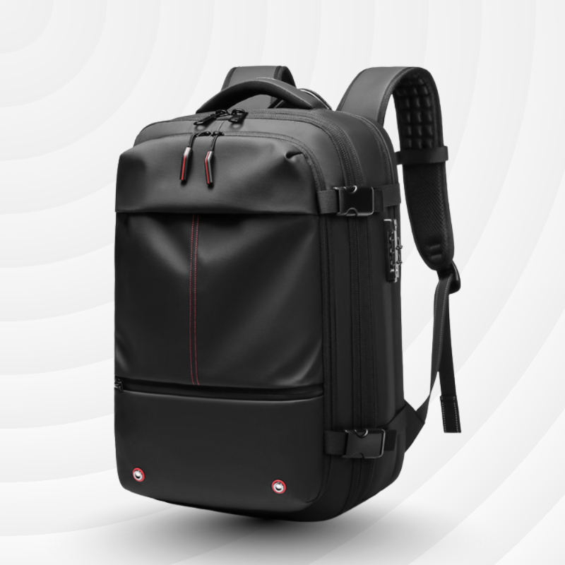 Sac à dos cabine extensible 36→55L – Compression sous vide intégrée