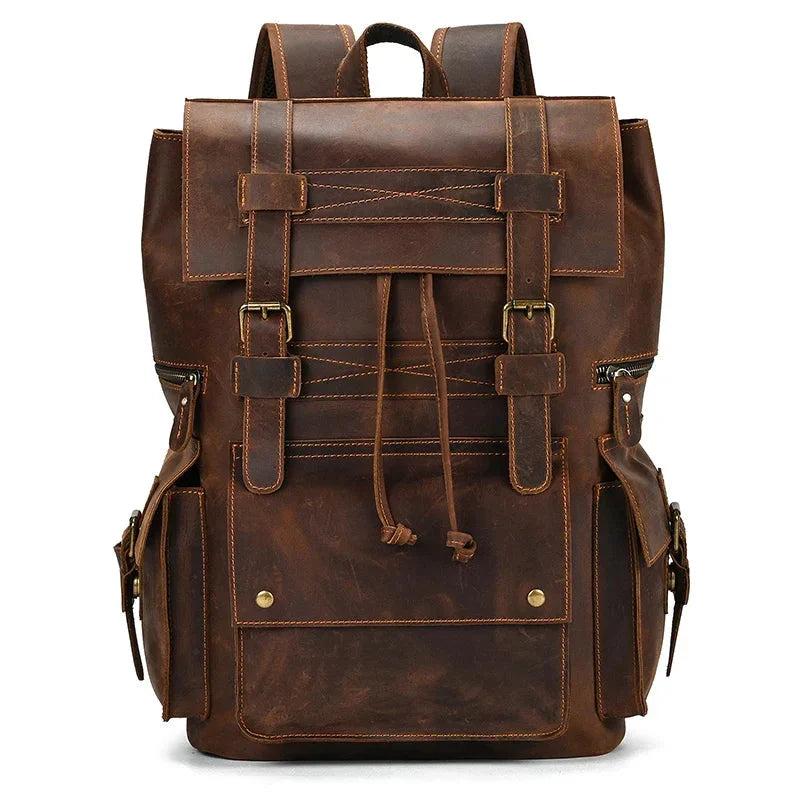 grand sac a dos pour homme en cuir