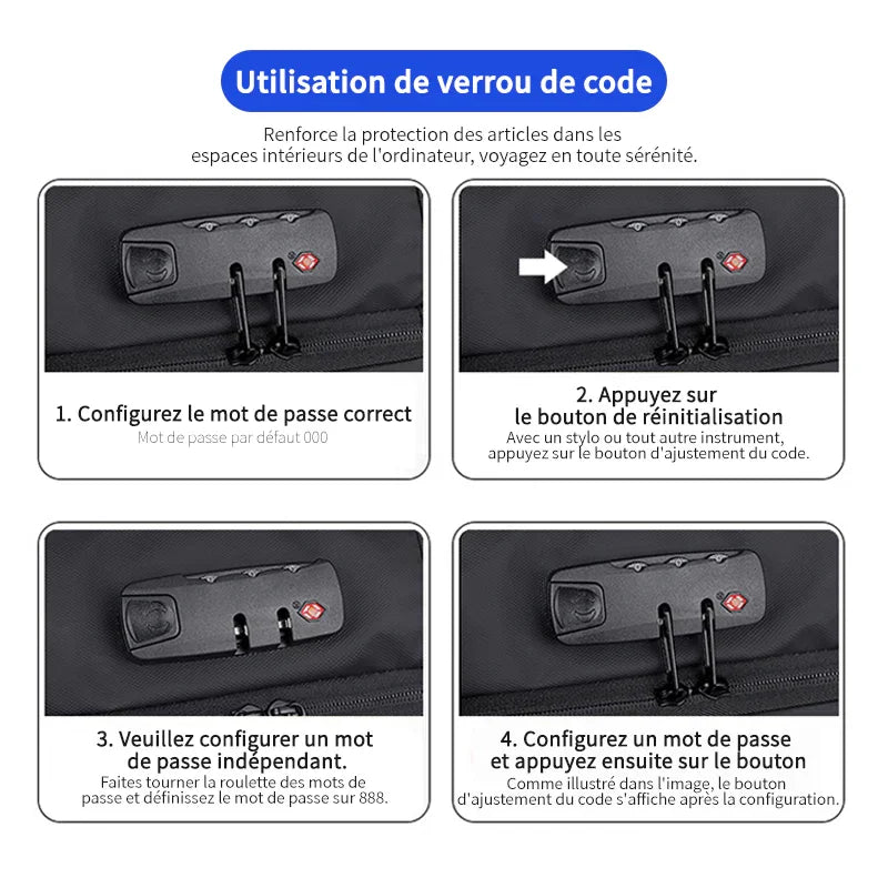 Sac à dos cabine à compression sous vide - Extensible - 45 x 30 x 22 cm