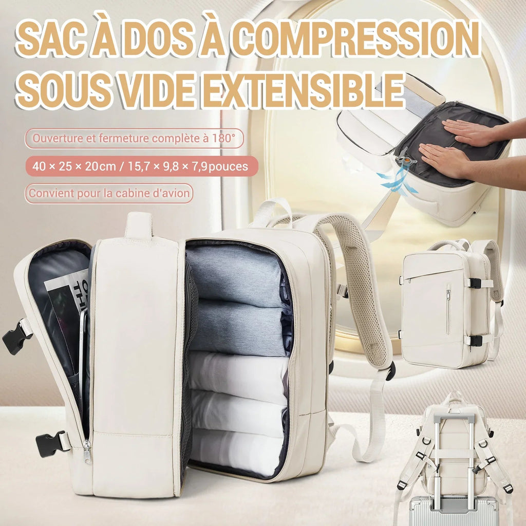 Sac à dos cabine sous vide - Femme - 40x25x20