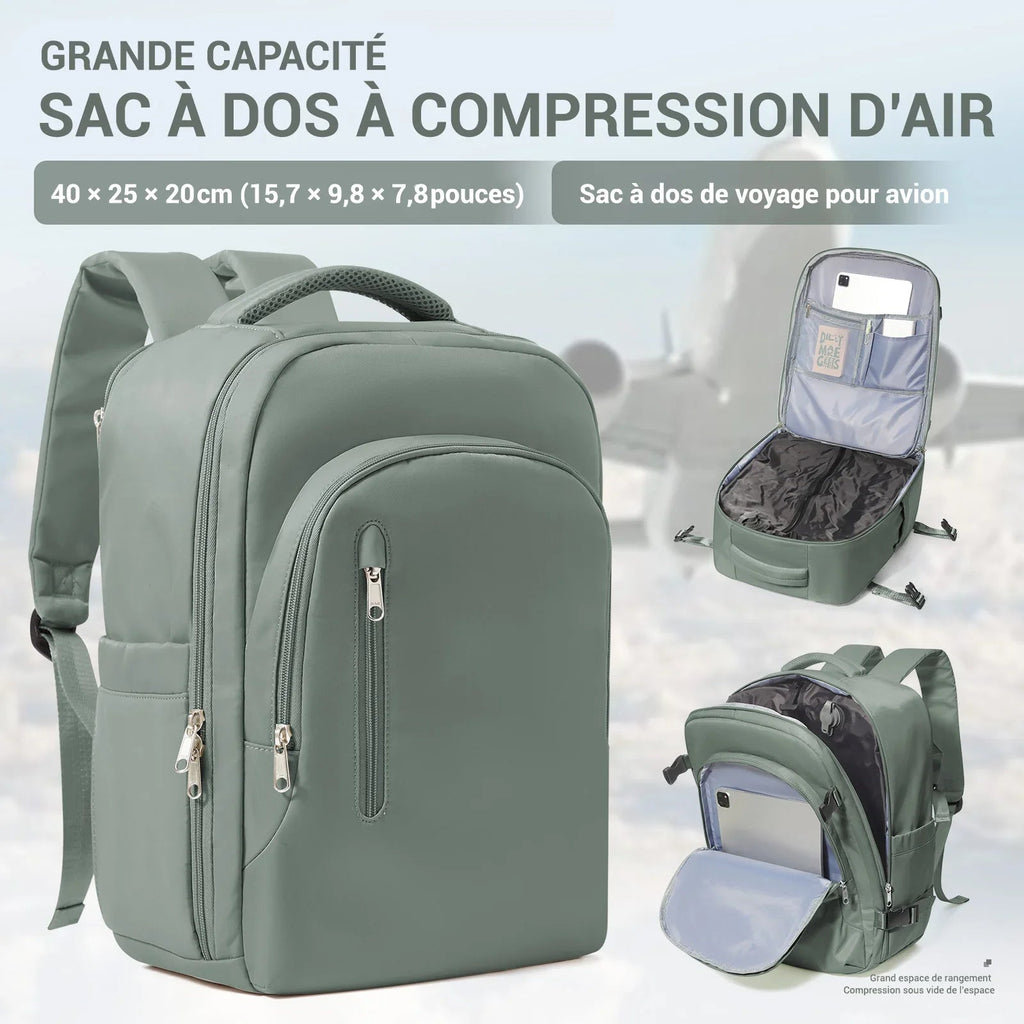 Sac à dos cabine à compression sous vide - 40x25x20 - 35L