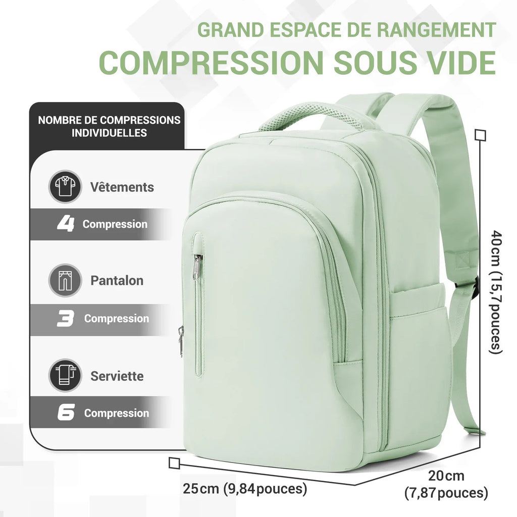 Sac à dos cabine à compression sous vide - 40x25x20 - 35L