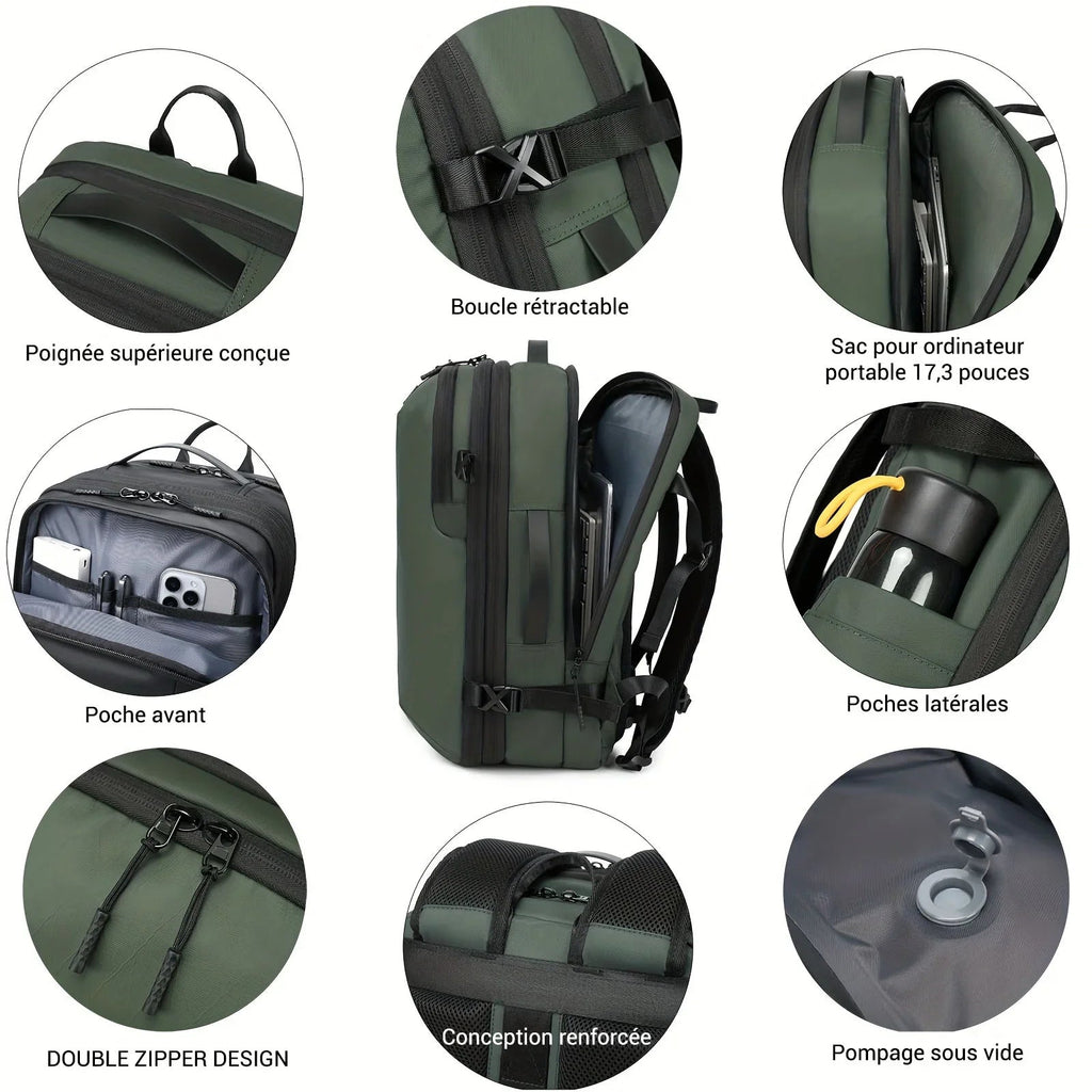 Sac à dos cabine à compression sous vide - 26L à 39L