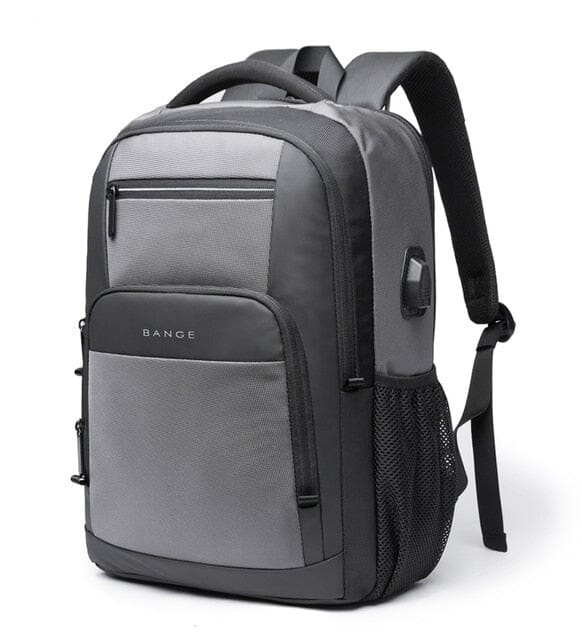 sac a dos connecté homme usb 15.6 pouces gris