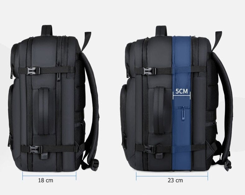 sac dos connecté usb extensible 17 pouces