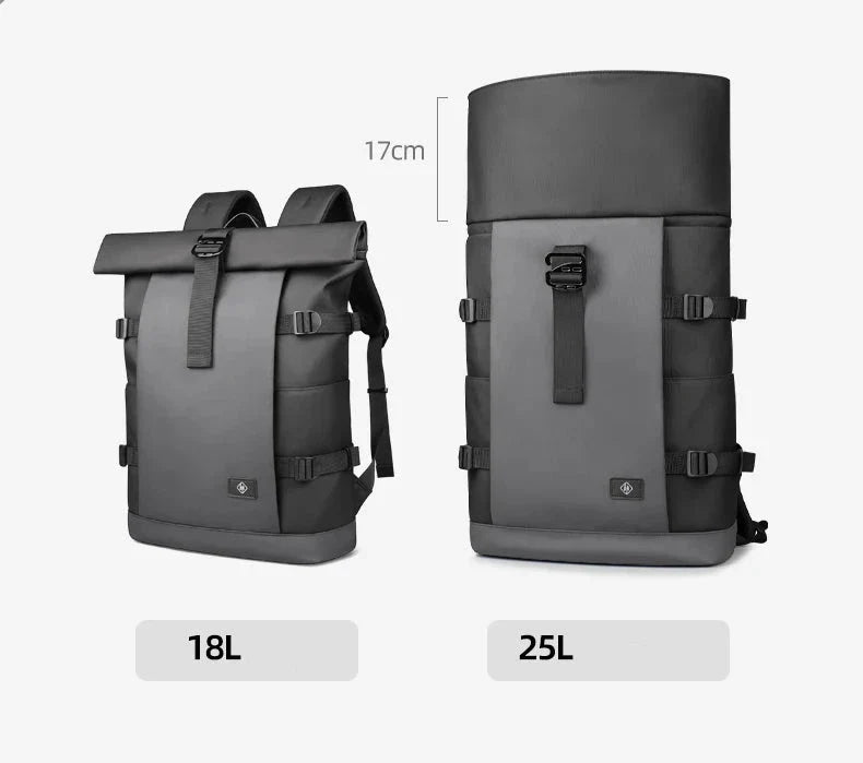 Sac a Dos Roll Top Ordinateur 17 pouces