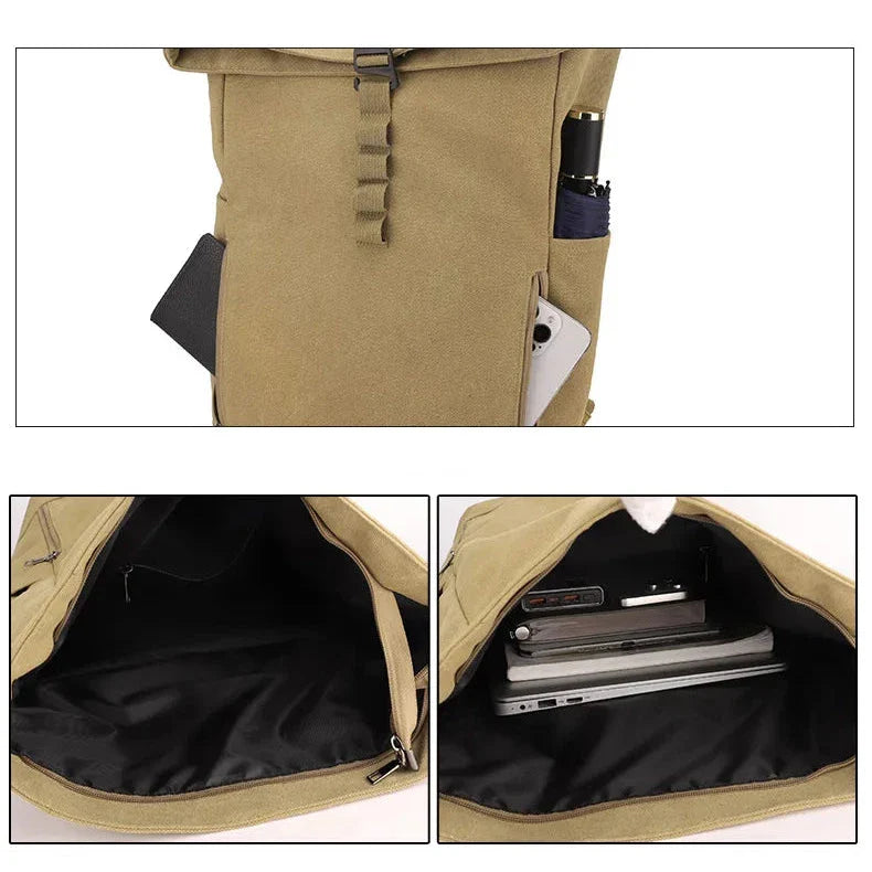 sac a dos toile rolltop