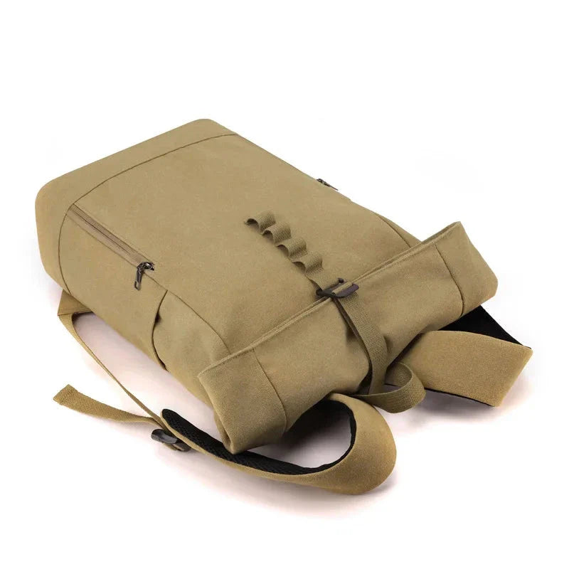 sac a dos roll top toile